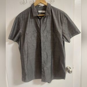 Calvin Klein Charcoal Button Down Shirt